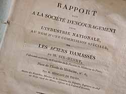Les aciers damasss de Sir Henri
